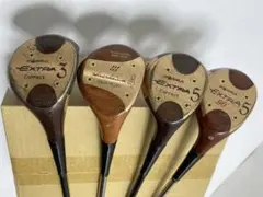 HONMA ホンマ パーシモン ゴルフクラブ 4本セット EXTRA 3/4/5のサムネイル