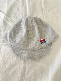 POLO ベビー キャップ グレー 44cm