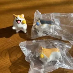 コーギー犬フィギュア 3体セット