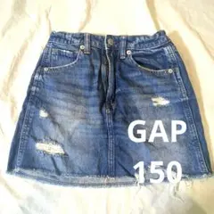 GAP キッズ デニムスカート ダメージ加工