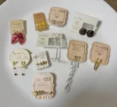 新品未使用品　アクセサリー　イヤリング　ノンホール樹脂　10点　まとめ売り