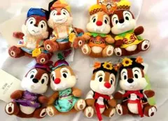 ③ TDR TDL TDS ぬいぐるみバッジ ☆ チップ デール 4点セット