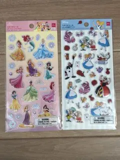ディズニープリンセス ステッカー 2シートセット