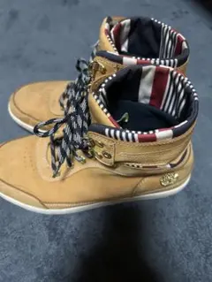 Timberland ベージュ スエード ハイカットブーツ 26.5cm