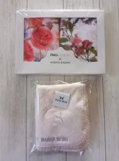 ハンドタオル　3枚　日比谷花壇　ハナエモリ　フラワー　花柄