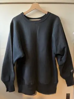 90s Champion リバースウィーブ USA製 刺繍タグ ブラック M