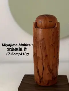 木製こけし 宮島無筆作　果心　サイン入り 創作こけし 宮嶋無筆作「翠」 伝統工芸 内閣総理大臣賞受賞 - メルカリ