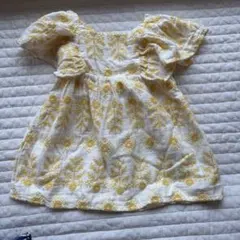 Zara ベビー　刺繍ワンピース 86cm/ 12-18cmのサムネイル