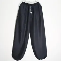 新品】タイパンツ アラジンパンツ 【XLゴム紐】6300ブラック G159-3