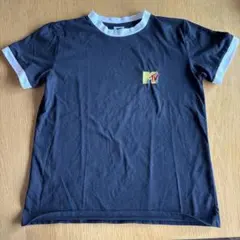 MTV ロゴ刺繍 リンガーTシャツ ブラックのサムネイル