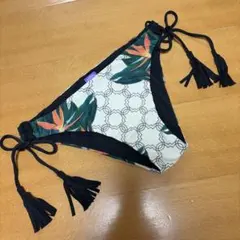 ALEXIA STAM タッセル付き水着ボトムス
