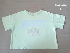 Pinklatte ピンクラテ Tシャツ Lサイズ ライトグリーン　160cm