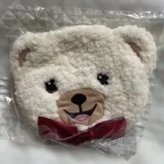 一番くじ　ギフト　ファーファ　ふんわりポーチ　未開封　モコモコ　リボン