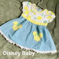 ディズニーDisneyワンピース　黄色　ミニー　レディース　女の子　80