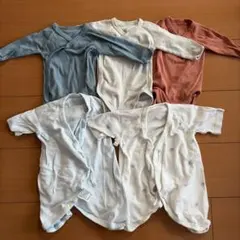 ベビー肌着 5点セット 長袖 コットン