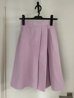 アナトリエ　新品タグなし☆　ラベンダーアシンメトリータフタスカート　36