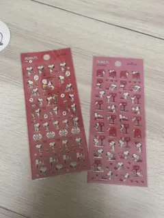 PEANUTS Hallmark ステッカー 2枚セット