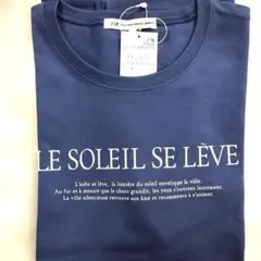 新品　23区 ロゴプリント 半袖Tシャツ ブルーのサムネイル