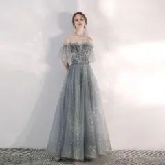 ウェディング ドレス　L 結婚式 披露宴　二次会　前撮りフォト花嫁韓国風2Way