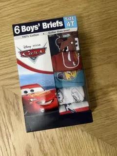Disney Pixar Cars Boys Briefs 4T 6枚組