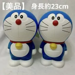 シアー ドラえもん 2体セット 貯金箱 シール 双子 藤子F不二雄　アニメ 23