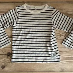 ボーダー 長袖Tシャツ　120 男の子　アプレ