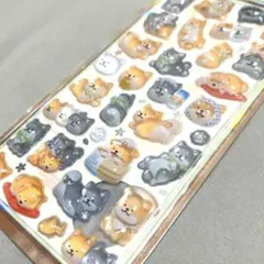 【新品未使用】正規品‼️ 和柄 ボンボンドロップシール 柴犬 クーリア
