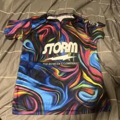 希少デザイン！！ STORM ボウリング 半袖シャツレディース 状態良好！