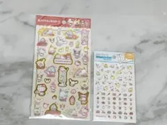 喫茶店サンリオシール 2枚 シナモロール ポチャッコ　ポムポムプリン