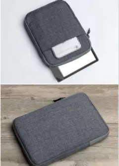 タブレットケースカバー カバー ポケット付きファスナー付き 収納付き ポーチ