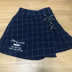 チェックキュロット　150