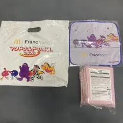 マクドナルド福袋2026 保冷バッグ ハンドタオル2点　Francfranc