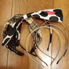 カチューシャ　5本セット　キッズ用のサムネイル