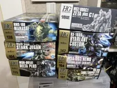 未組立】HGUC ユニコーン系ガンプラ 21点セット【ガンプラまとめ売り