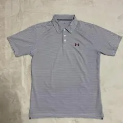 UNDER ARMOUR ストライプポロシャツ LG