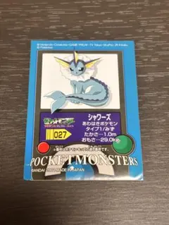 ポケモンキッズ カード シャワーズ 2004年 BANDAI
