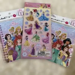 Disney Princess ステッカー＆ノートセット