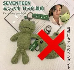ミンハオ　着用　ミョンホ　カエルキーホルダー　the8 蛙カエル　ぬいぐるみ