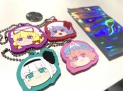 東方project コレクトラバーキーチェーン 4点セット