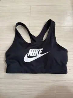 Nike DRI-FIT ブラック スポーツブラ L