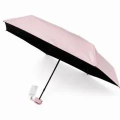 晴雨兼用 レディース折りたたみ傘 50cm ピンク UVカット99.9％