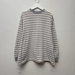 is-ness BALLOON STRIPES LONG SLEEVE Tのサムネイル