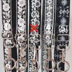 No.105 インド刺繍リボン　ショルダー紐　スマホショルダー　カバンショルダー