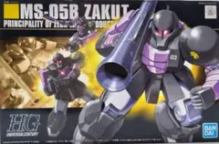 HG 1/144 MS-05B ザクI 黒い三連星仕様 ガンプラのサムネイル