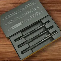 ぺんてる シャーペン製図用 3本セット 60周年限定 0.5mm PGANAST