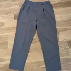 スクロール、テーパードパンツ、グレー、Lサイズ、股下64cm