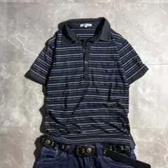 00s semantic design striped polo shirtのサムネイル