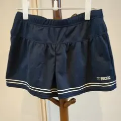 【PACIFIC】 ネイビー テニスキュロット風パンツ⇒試着のみのサムネイル