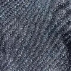 ハギレ☆ダークブルーデニム生地　約60cm×42cm