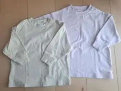 futafuta DAILY LINE 長袖Tシャツ 2枚セット 80cm